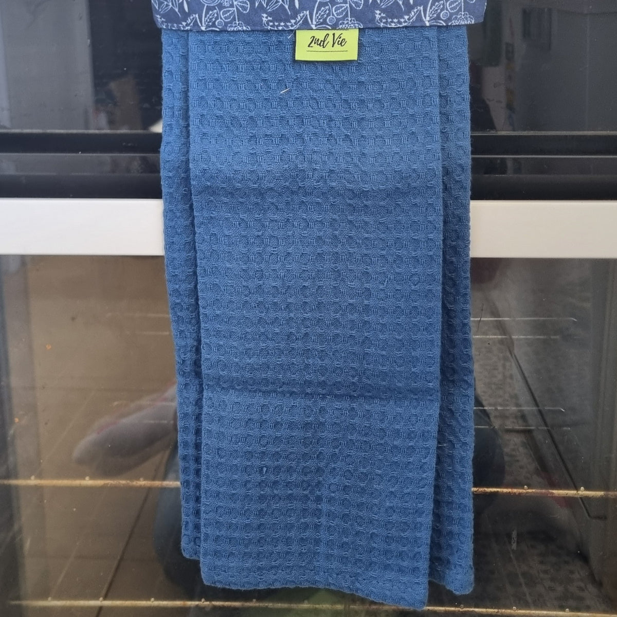 Hanging Tea Towel - Navy Floral