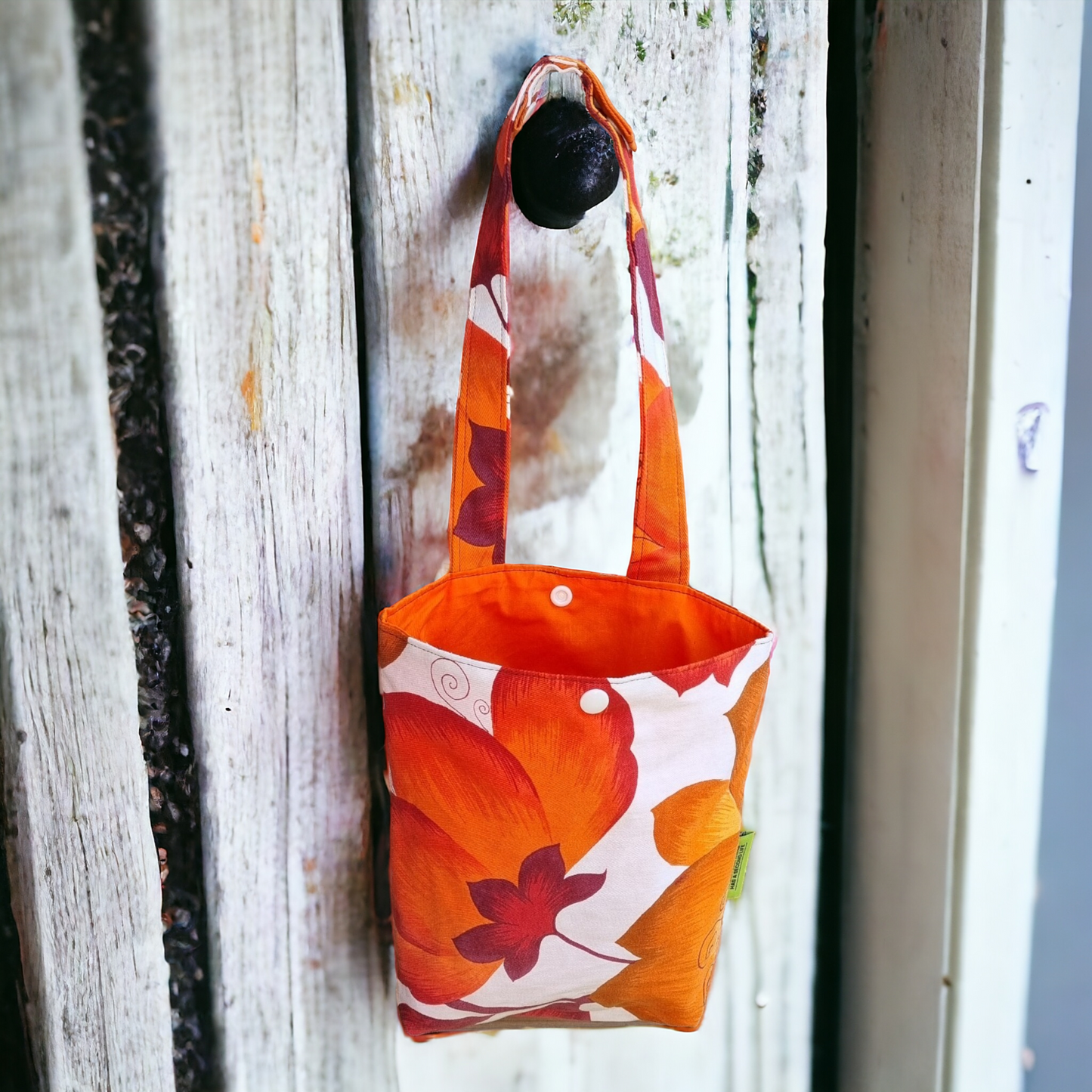 Car & Home Tidy Bag in orange brown autumn colours