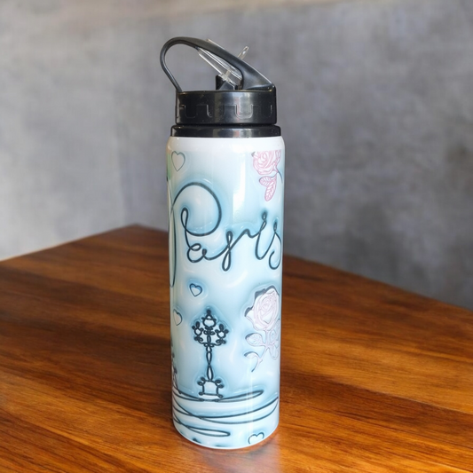 Water Bottle 750ml - Premium Aluminium Paris Design