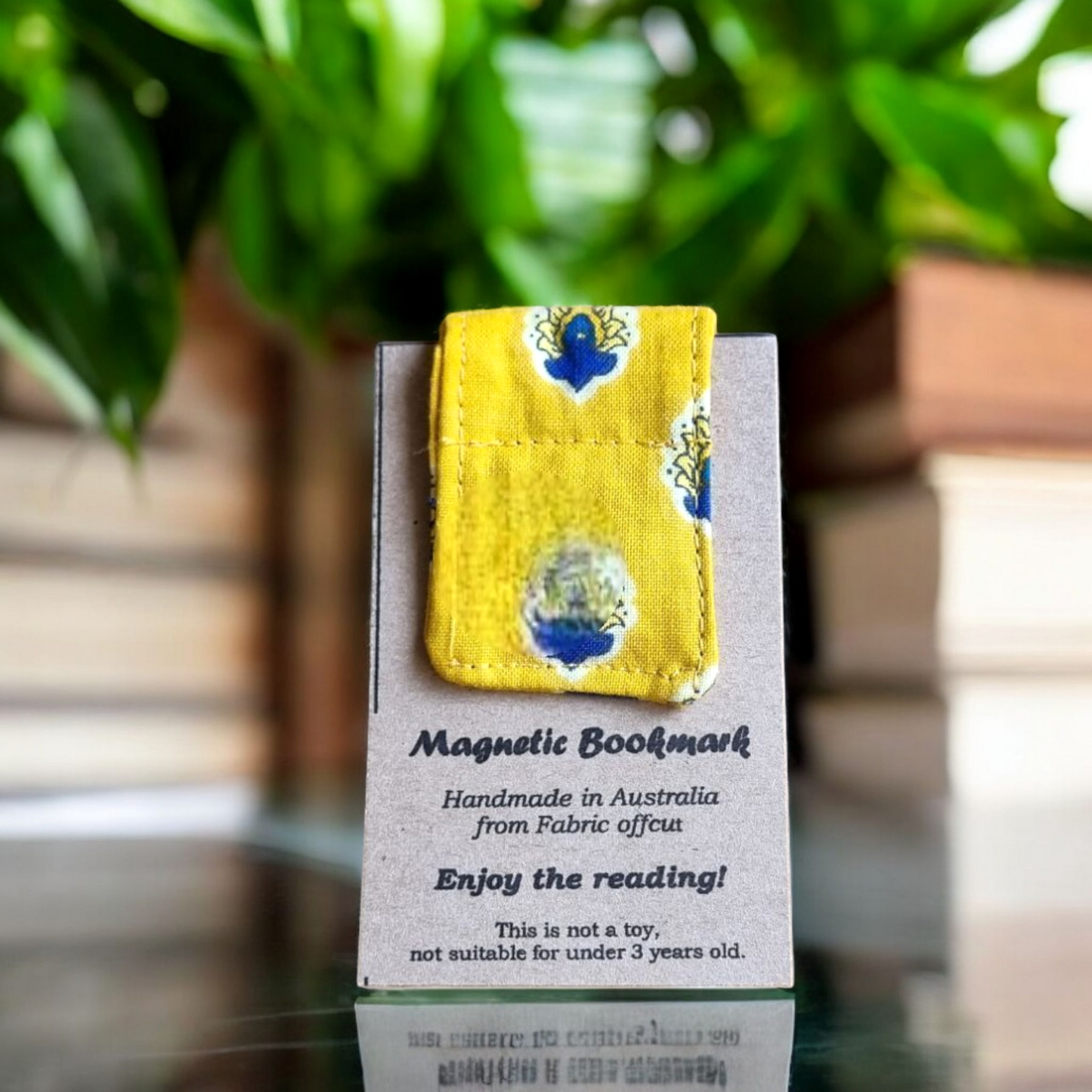 Magnetic Bookmark  Handmade from Fabric Offcuts - Unique Designs