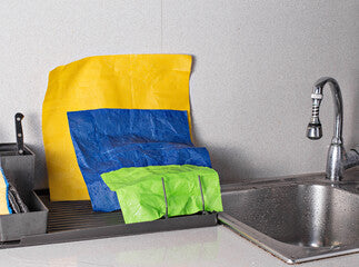 Beeswax Wraps - Large - Eco-Friendly, Natural & Washable Food Storage