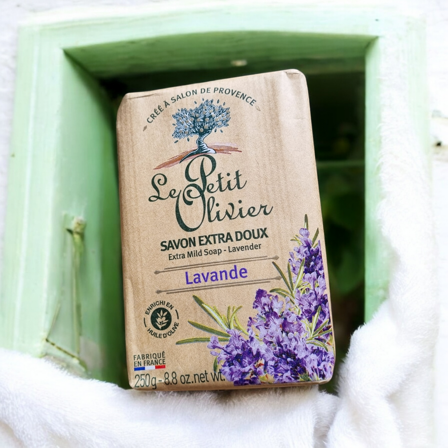 Lavender Gift Box — Handmade Sachet & Lavender French Soap