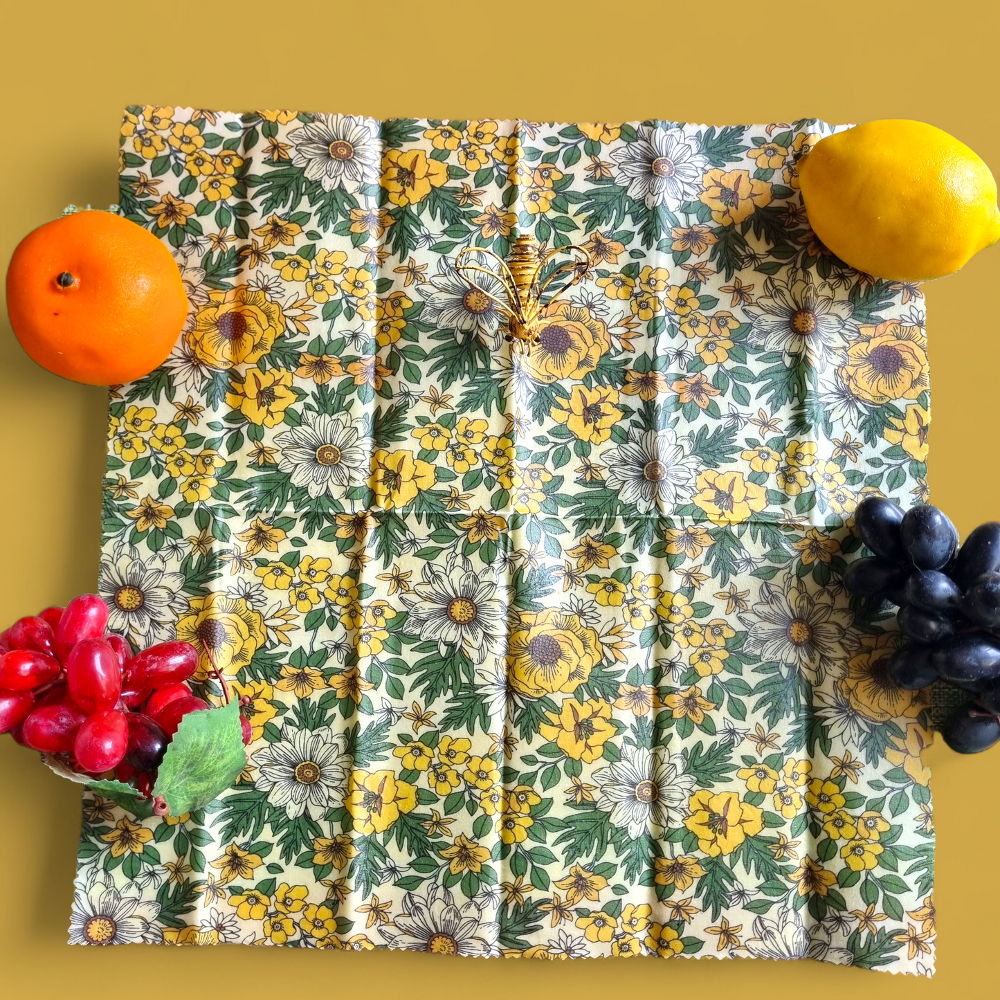 Beeswax Wrap - X-Large - Eco-Friendly, Natural & Washable Food Storage