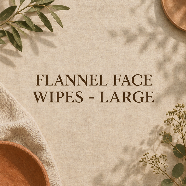 Flannel Face Wipes - Large