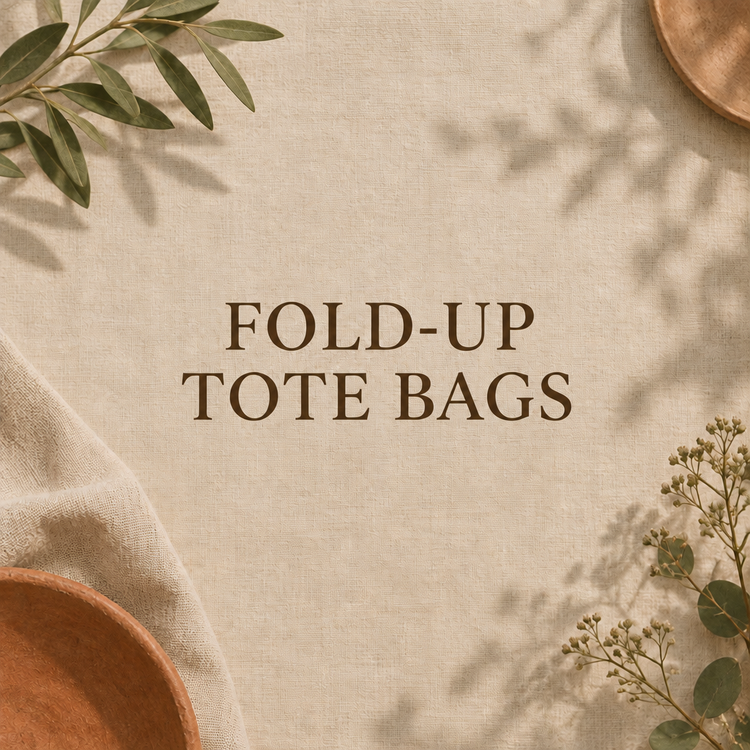 Fold-Up Reversible Tote Bags