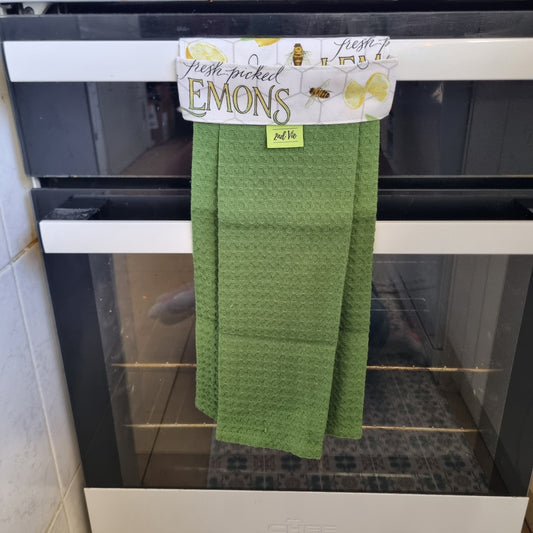 Hanging Tea Towel - Lemon