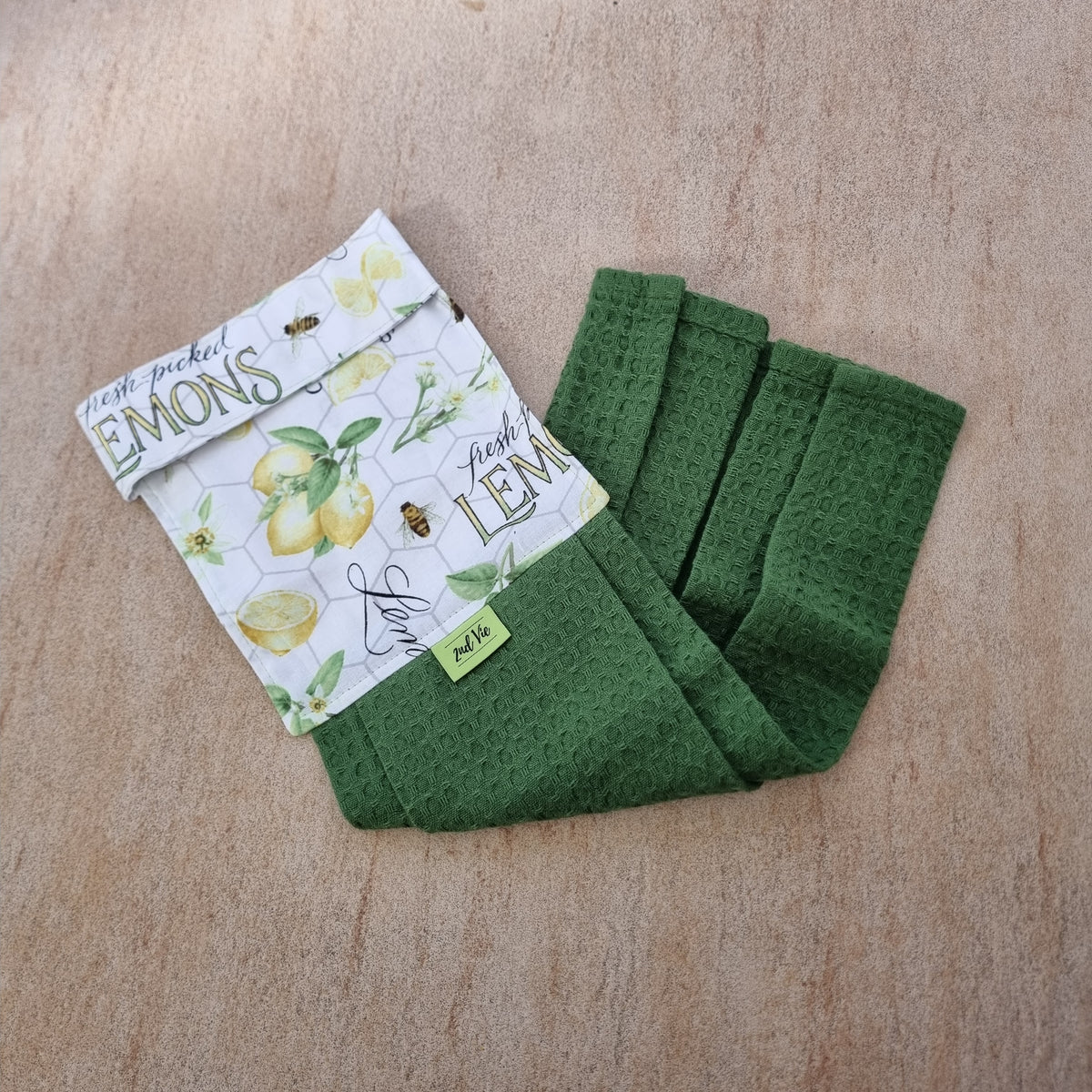Hanging Tea Towel - Lemon