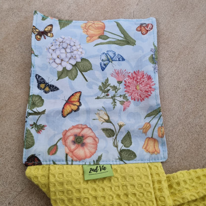 Hanging Tea Towel - Butterflies & Flowers