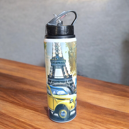 Drink Bottle 750ml - Premium Aluminium French Design