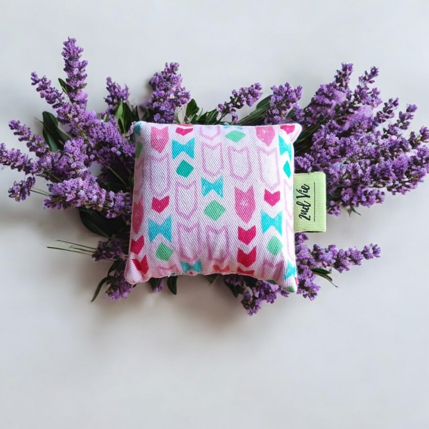 Lavender Dried Flower Sachets Bag - Square