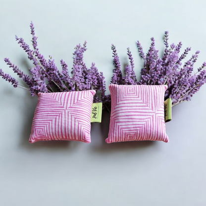 Lavender Dried Flower Sachets Bag - Square