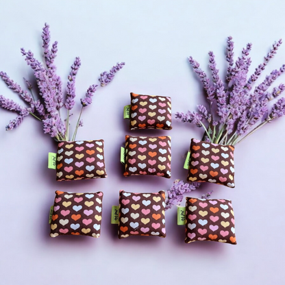 Lavender Dried Flower Sachets Bag - Square