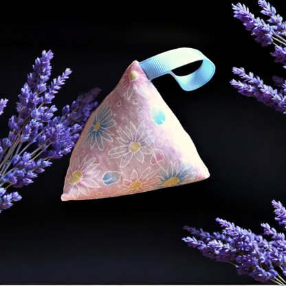 Lavender Dried Flower Sachets Bag - Pyramid