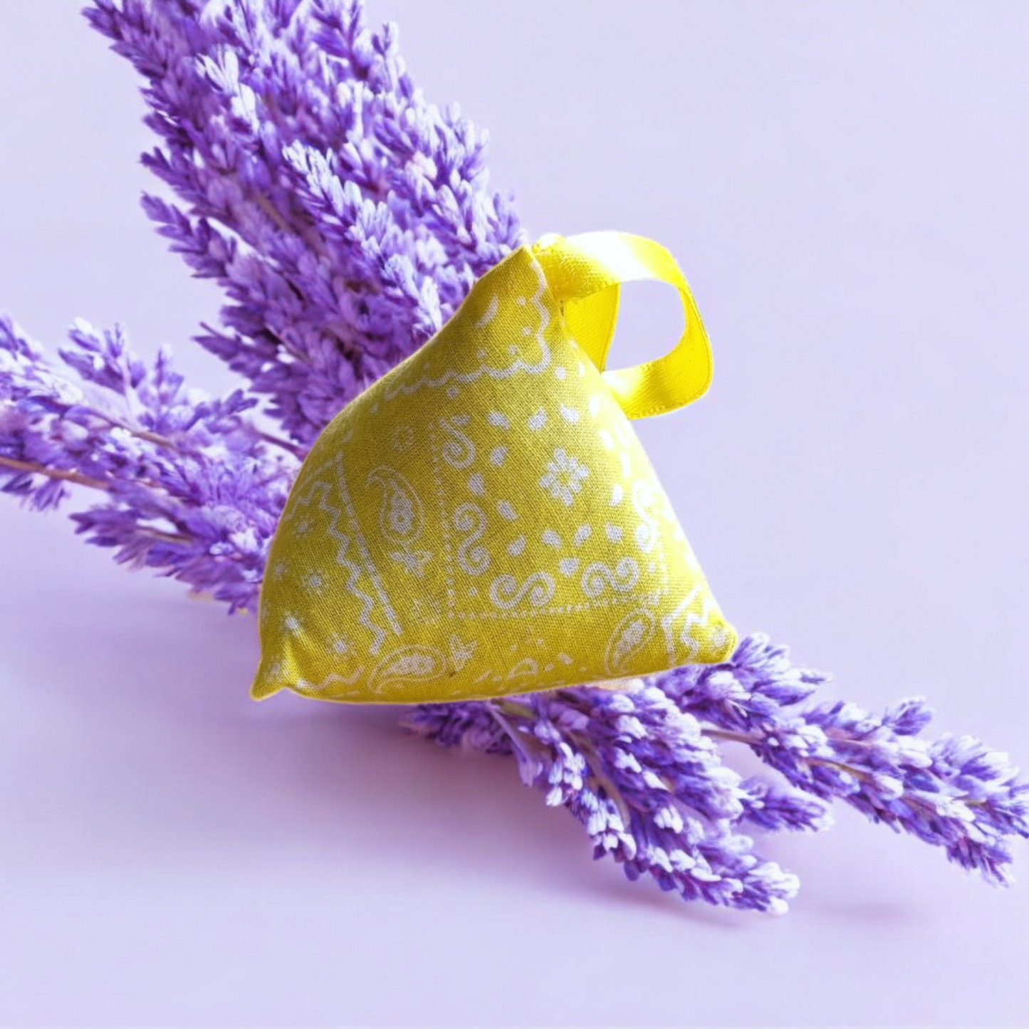 Lavender Dried Flower Sachets Bag - Pyramid