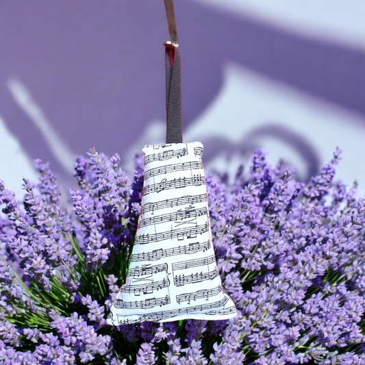 Lavender Hanging Sachet - Music Notes