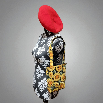 Small Reversible Cotton Tote Bag - Compact, Versatile Two-in-One