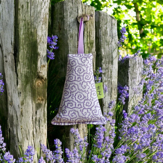 Lavender Hanging Sachet - Swirling Purple