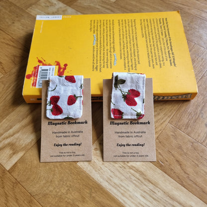 Magnetic Bookmark  Handmade from Fabric Offcuts - Unique Designs