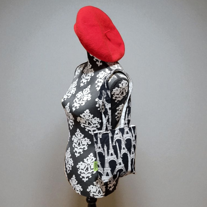 Small Reversible Cotton Tote Bag - Compact, Versatile Two-in-One