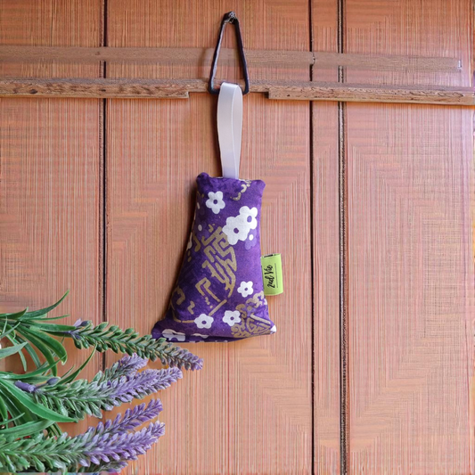 Lavender Hanging Sachet - Japanese Purple Floral