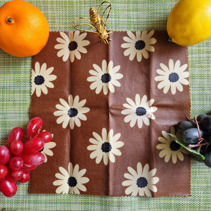 Beeswax Wraps - Medium - Eco-Friendly, Natural & Washable Food Storage