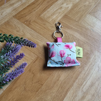 Lavender Key Ring - Relaxing Charm Unique Versatile Handmade fabric offcut