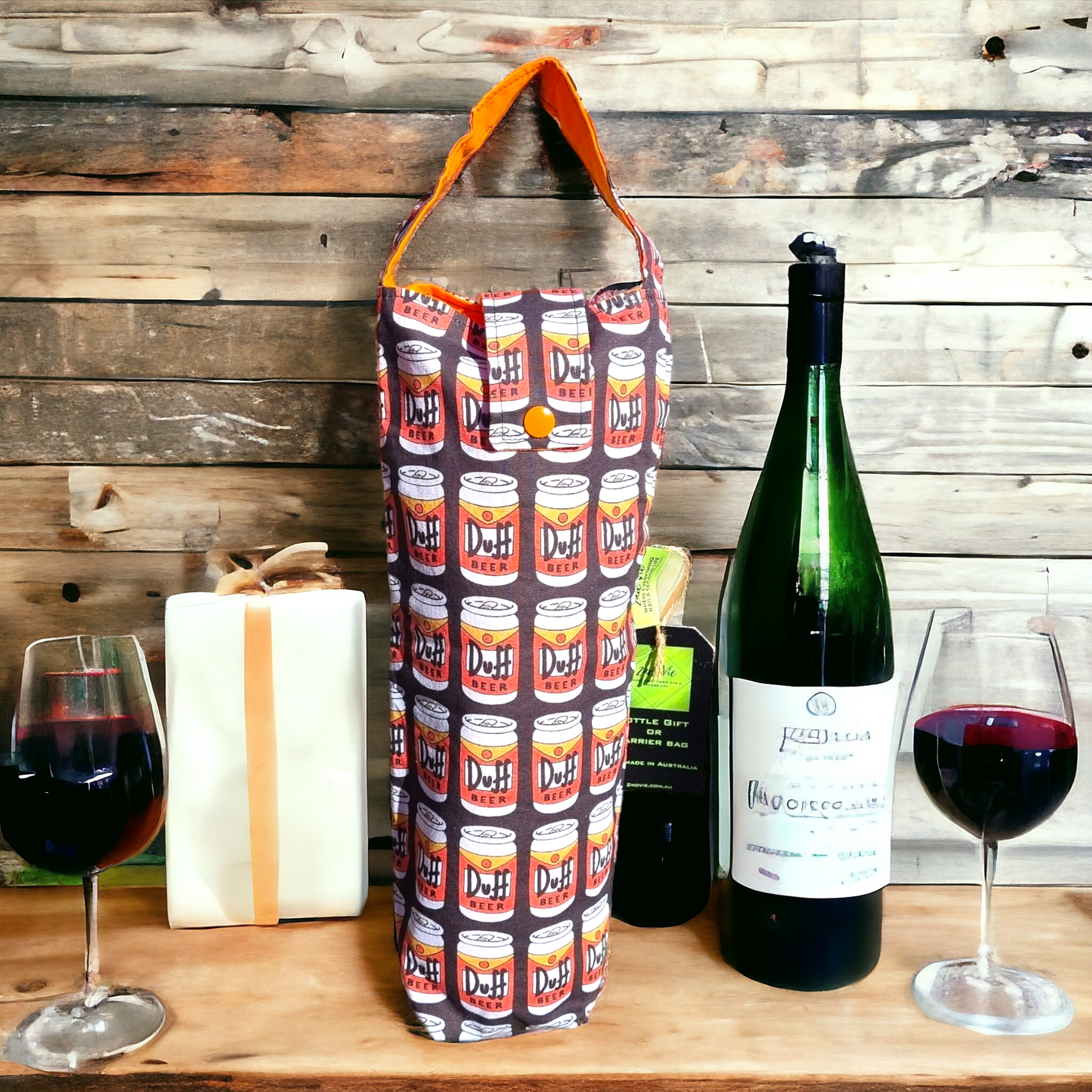 Bottle (gift) bag - Foldable & Reusable