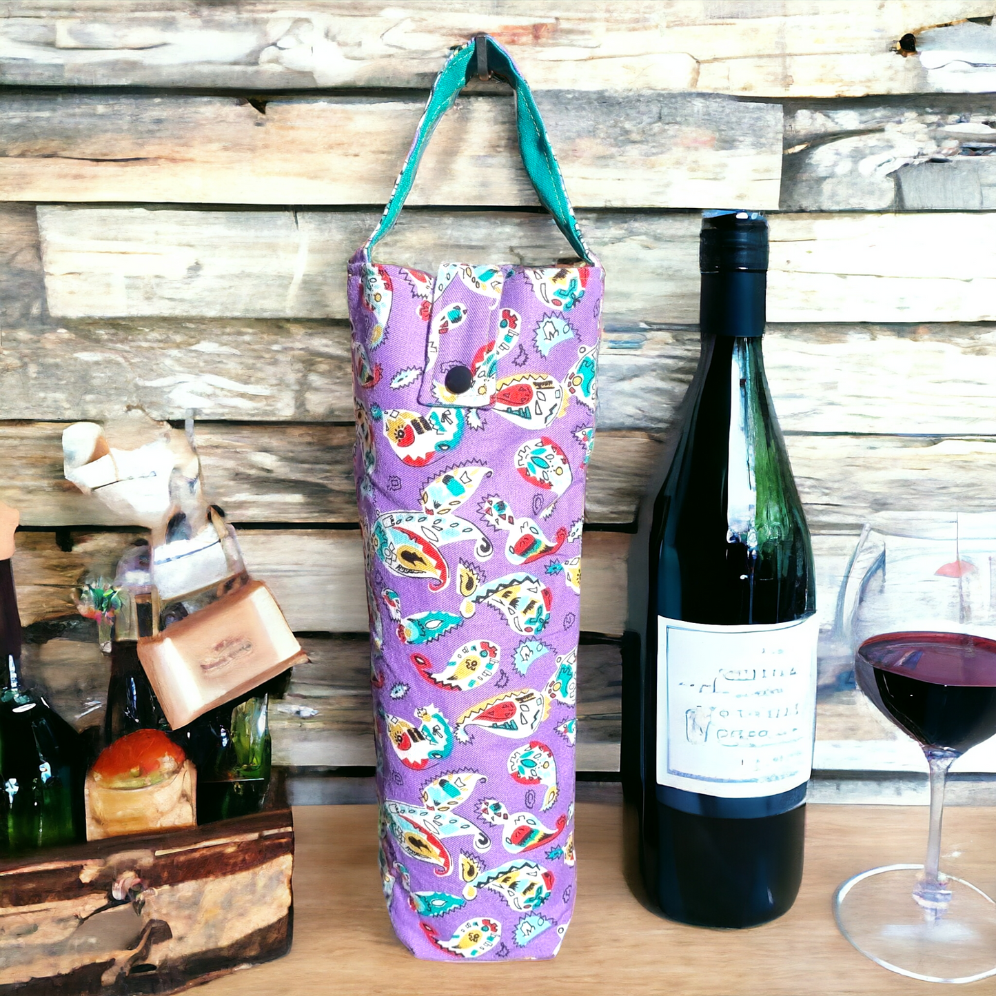 Bottle (gift) bag - Foldable & Reusable