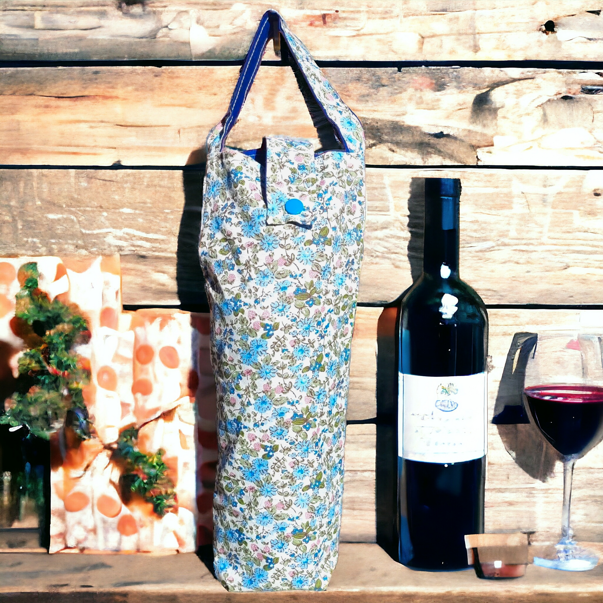 Bottle (gift) bag - Foldable & Reusable