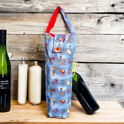 Bottle (gift) bag - Foldable & Reusable