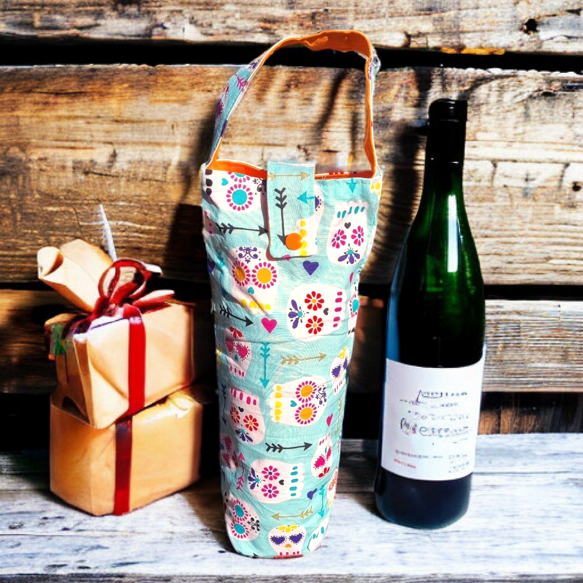 Bottle (gift) bag - Foldable & Reusable